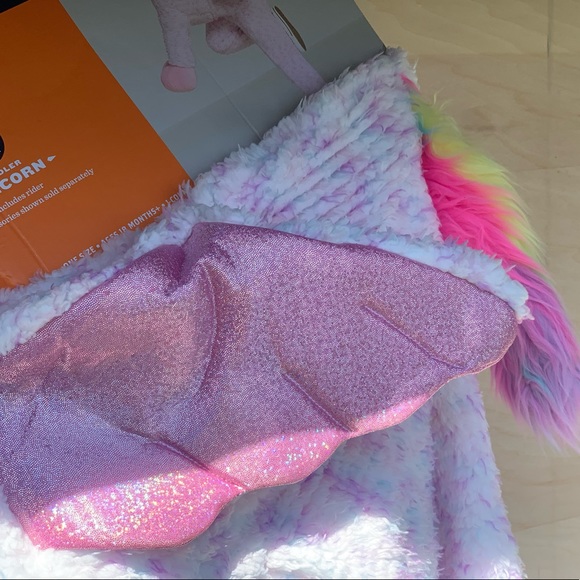 Kids' Plush Unicorn Rider Halloween Costume New - Picture 3 of 3